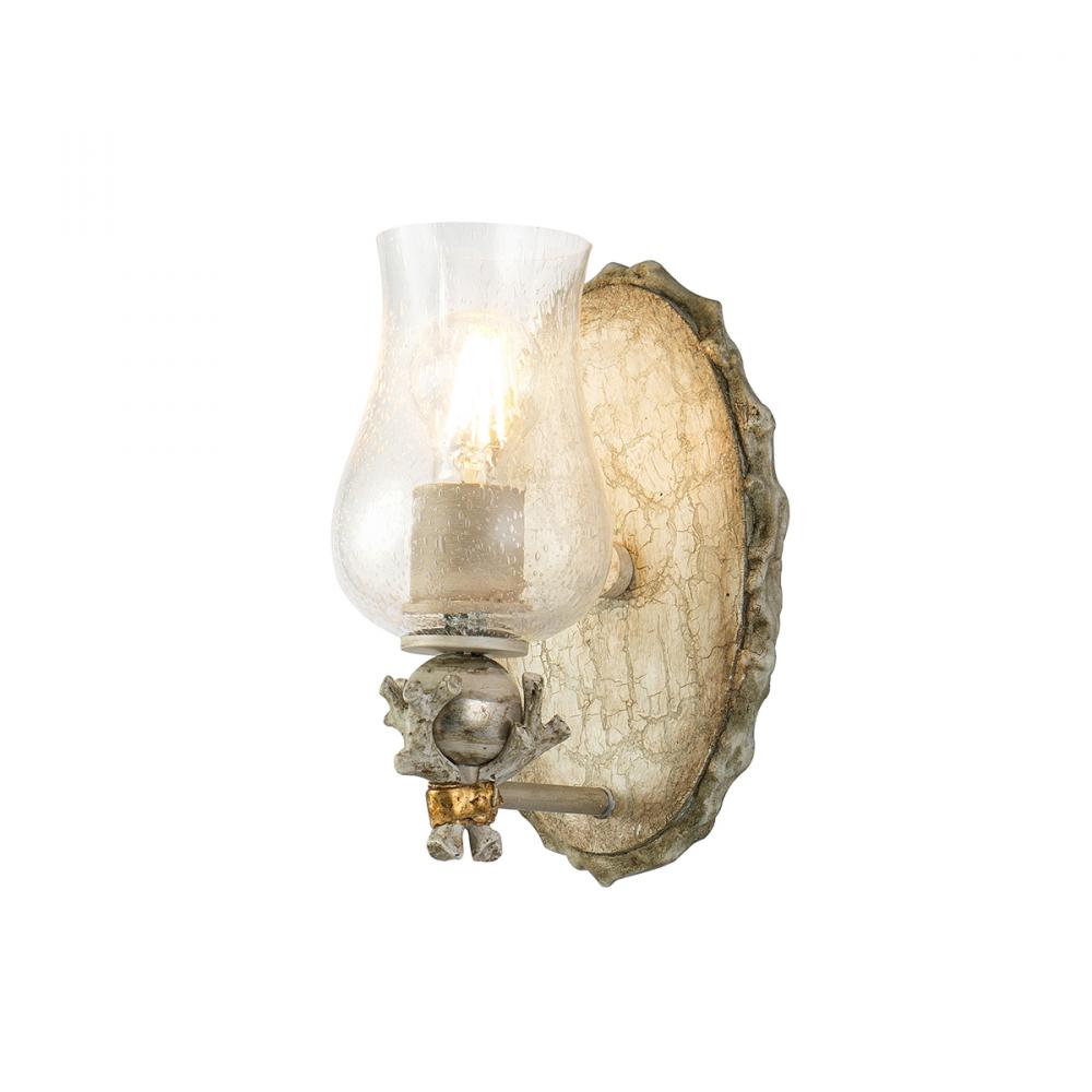 Trellis 1-Light Wall Sconce In Bone