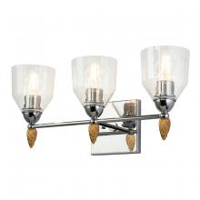 Lucas McKearn BB1000PC-3-F2G - Felice 3 Light Vanity Light