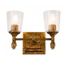 Lucas McKearn BB1022G-2-F1G - Vetiver 2 Light Vanity Light In Gold