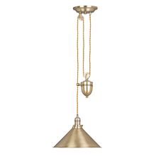 Lucas McKearn EL/PV/PAB - Provence Rise & Fall Pendant Aged Brass