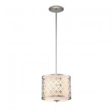 Lucas McKearn PD1185LS-1 - Ziggy Mini Pendant in Laquered Silver