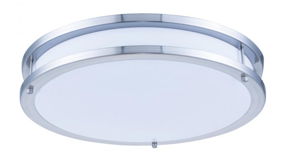 LED Double Ring Ceiling Flush, 3000k, 105 Degree, Cri80, ETL, 28w, 100w Equivalent, 35000hrs