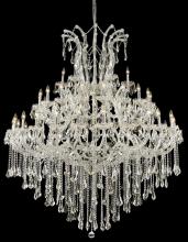 Elegant 2801G60C/RC - Maria Theresa 49 Light Chrome Chandelier Clear Royal Cut Crystal