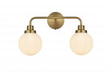 Elegant LD7032W19SG - Hanson 19 inch Wall Sconce in Satin Gold