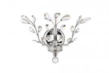 Elegant V2011W16C/RC - Orchid 1 light Chrome Wall Sconce Clear Royal Cut Crystal