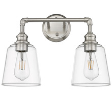 HOMEnhancements 70199 - Vivio Milla 2-Bulb Vanity Light - NK