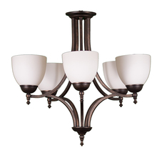 HOMEnhancements 17072 - Austin Upgrade 5-Light Chandelier-Rb