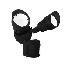 HOMEnhancements 20715 - LED-Double Flood-Matte Black(includes Motion Sensor)20W 3000K