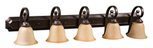 HOMEnhancements 12582 - Alpine Series 5 Light Vanity Fixture - RB